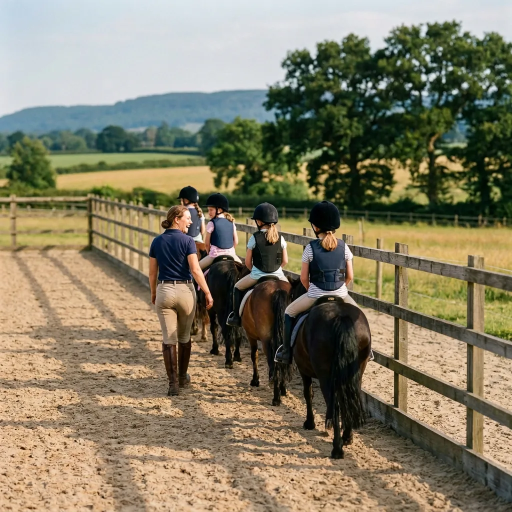Cours de poney à Saint-Hilaire-de-la-Côte, Isère